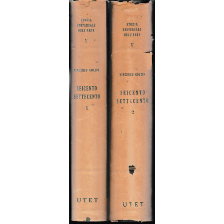 Storia universale d'arte volume quinto: Il Seicento e il Settecento due volumi.