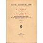 Catalogo della raccolta di Statuti.