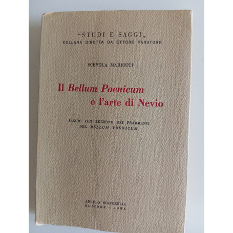 Il Bellum Poenicum e l'arte di Nevio