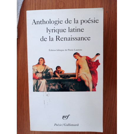 Anthologie de la poésie lyrique latine de la Renaissance