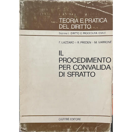 Il procedimento per convalida di sfratto