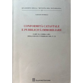 Conformità catastale e pubblicità immobiliare