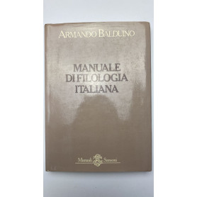Manuale di filologia italiana
