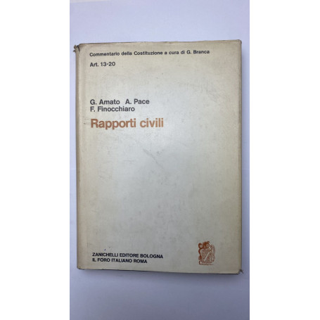 Rapporti civili. Art. 13-20