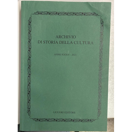 Archivio di storia della cultura