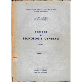 Lezioni di tecnologie generali parte II^