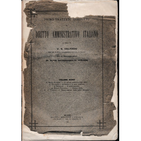 Diritto amministrativo italiano Vol. 9° Primo trattato completo