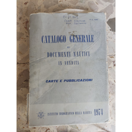 Catalogo generale dei documenti nautici in vendita
