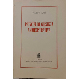 Principi di giustizia amministrativa.