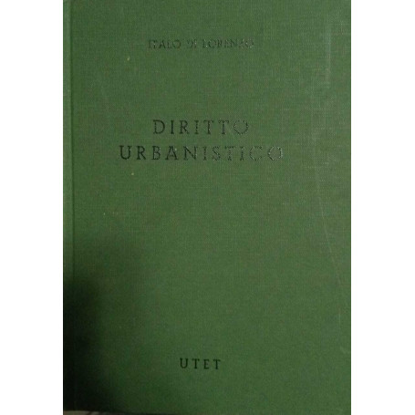 Diritto urbanistico.