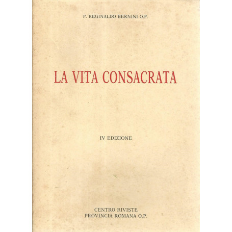 La vita consacrata