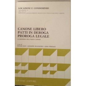 Canone libero patto inderoga proroga legale.
