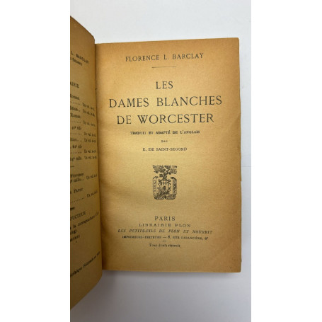 Les dames blanches de Worcester