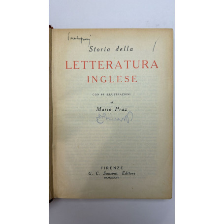 Storia della letteratura inglese