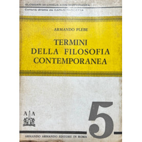 Termini della filosofia contemporanea