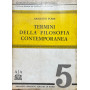 Termini della filosofia contemporanea