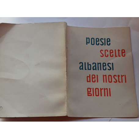 Poesie scelte albanesi dei nostri giorni