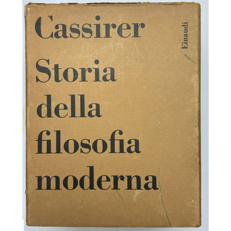 Storia della filosofia moderna. 4 volumi