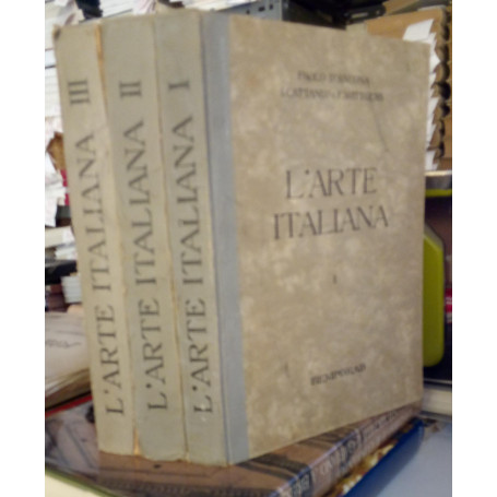 L'Arte Italiana. Tre volumi opera completa.