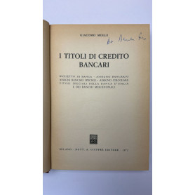 I titoli di credito bancari