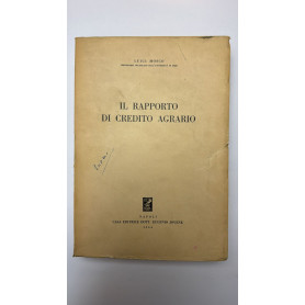 Il rapporto di credito agrario