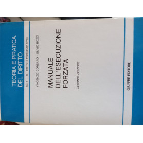 Manuale dell'esecuzione forzata
