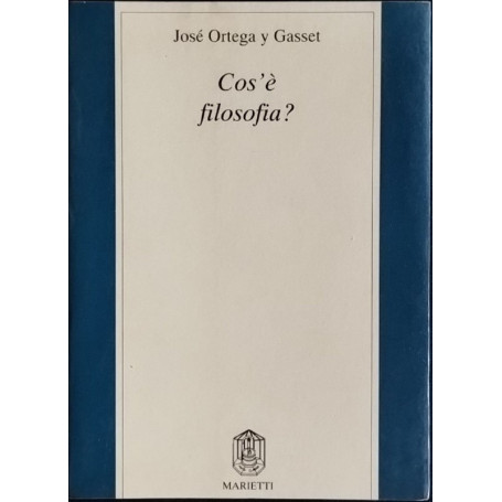 Cos'è filosofia?