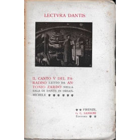 Lectura Dantis. Il canto V del paradiso letto da A. Zardo nella sala di Dante in Orsanmichele