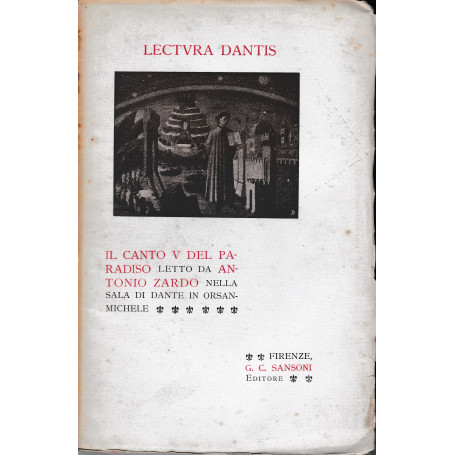 Lectura Dantis. Il canto V del paradiso letto da A. Zardo nella sala di Dante in Orsanmichele