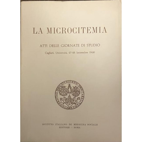 La microcitemia. Atti delle giornate di studio