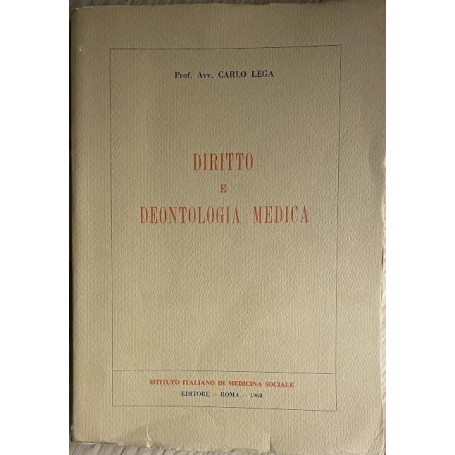 Diritto e deontologia medica