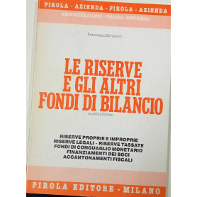 Le riserve e gli altri fondi di bilancio