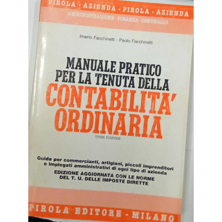 Manuale pratico per la tenuta della contabilità ordinaria