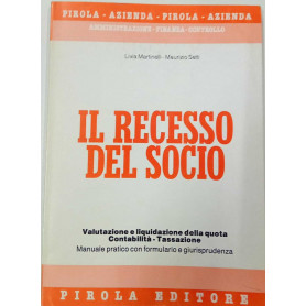 Il recesso del socio
