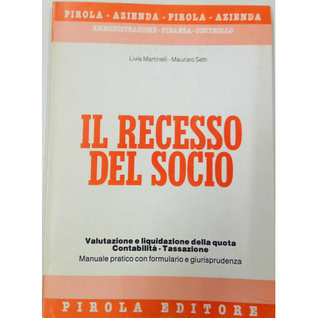 Il recesso del socio