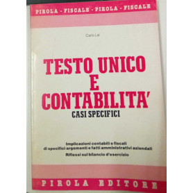 Testo unico e contabilità. Casi specifici