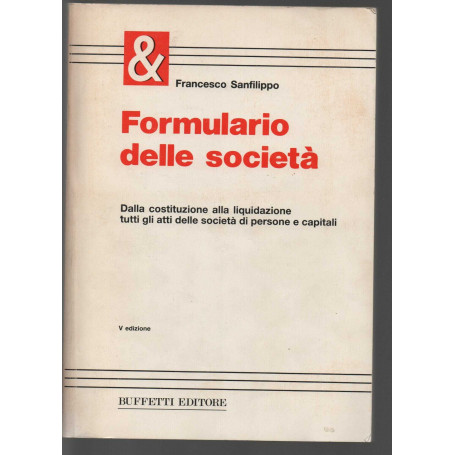 Formulario delle società