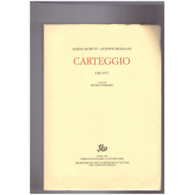 Carteggio 1920-1977
