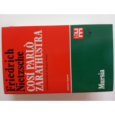 Cosi Parlo Zarathustra