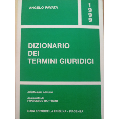 Il dizionario dei termini giuridici