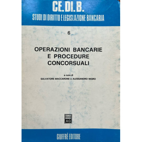 Operazioni bancarie e procedure concorsuali