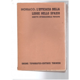 L'efficacia della legge nello spazio Vol. Primo Tomo quarto (diritto internazionale privato)
