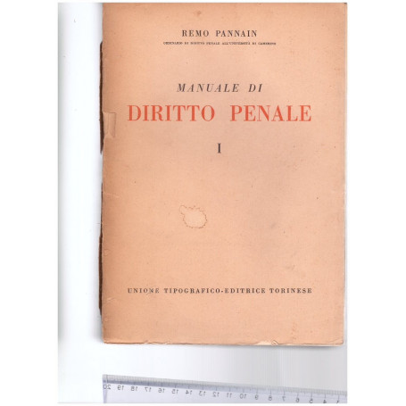 Manuale di Diritto Penale I Parte generale