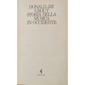 Storia della musica in occidente.