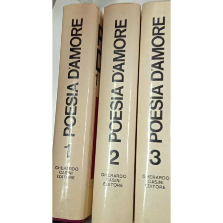 Poesia d'amore (3 volumi)