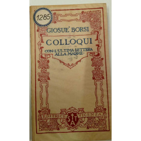 Colloqui con l'ultima lettera alla madre