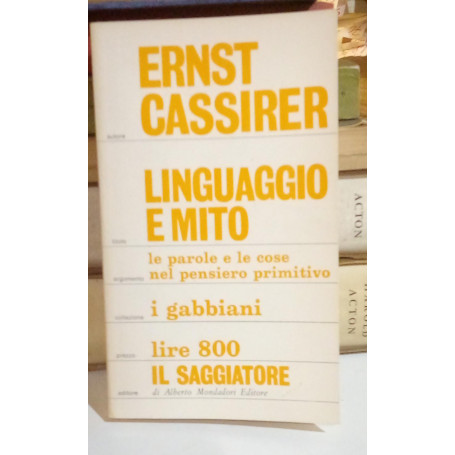 Linguaggio e mito.