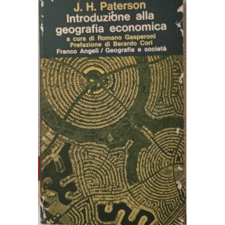 Introduzione alla geografia economica.