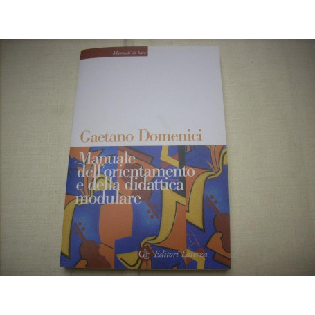 Manuale dell'orientamento e della didattica modulare