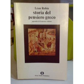 Storia del pensiero greco.